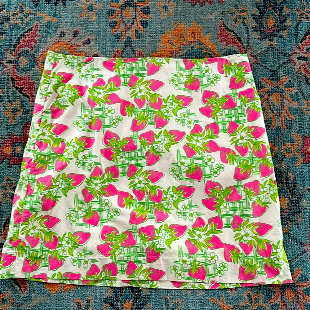 Lilly Pulitzer Creme Fraiche Miniskirt 12